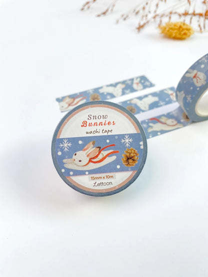 Masking tape | LETTOON | Snow bunnies - Lettoon - millenotes