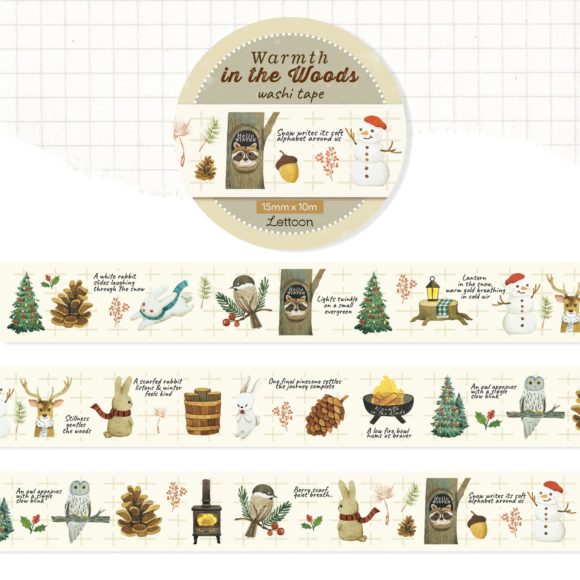 Masking tape | LETTOON | Warmth in the Woods - LETTOON - millenotes