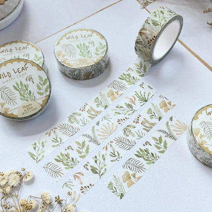 Masking tape | LETTOON | Wild Leaf - LETTOON - millenotes