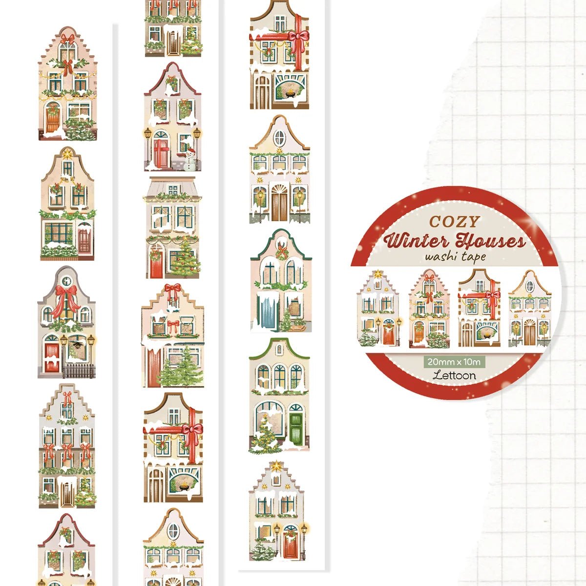 Masking tape | LETTOON | Winter houses - Lettoon - millenotes