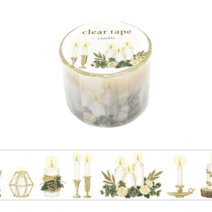 Masking Tape PET Japonais Mind Wave | Bougies Dorées - Mind Wave - millenotes