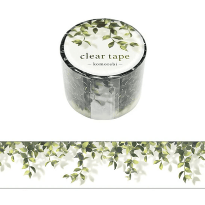 Masking Tape PET Japonais Mind Wave | Feuilles Komorebi - Mind Wave - millenotes
