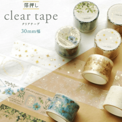 Masking Tape PET Japonais Mind Wave | Feuilles Komorebi - Mind Wave - millenotes