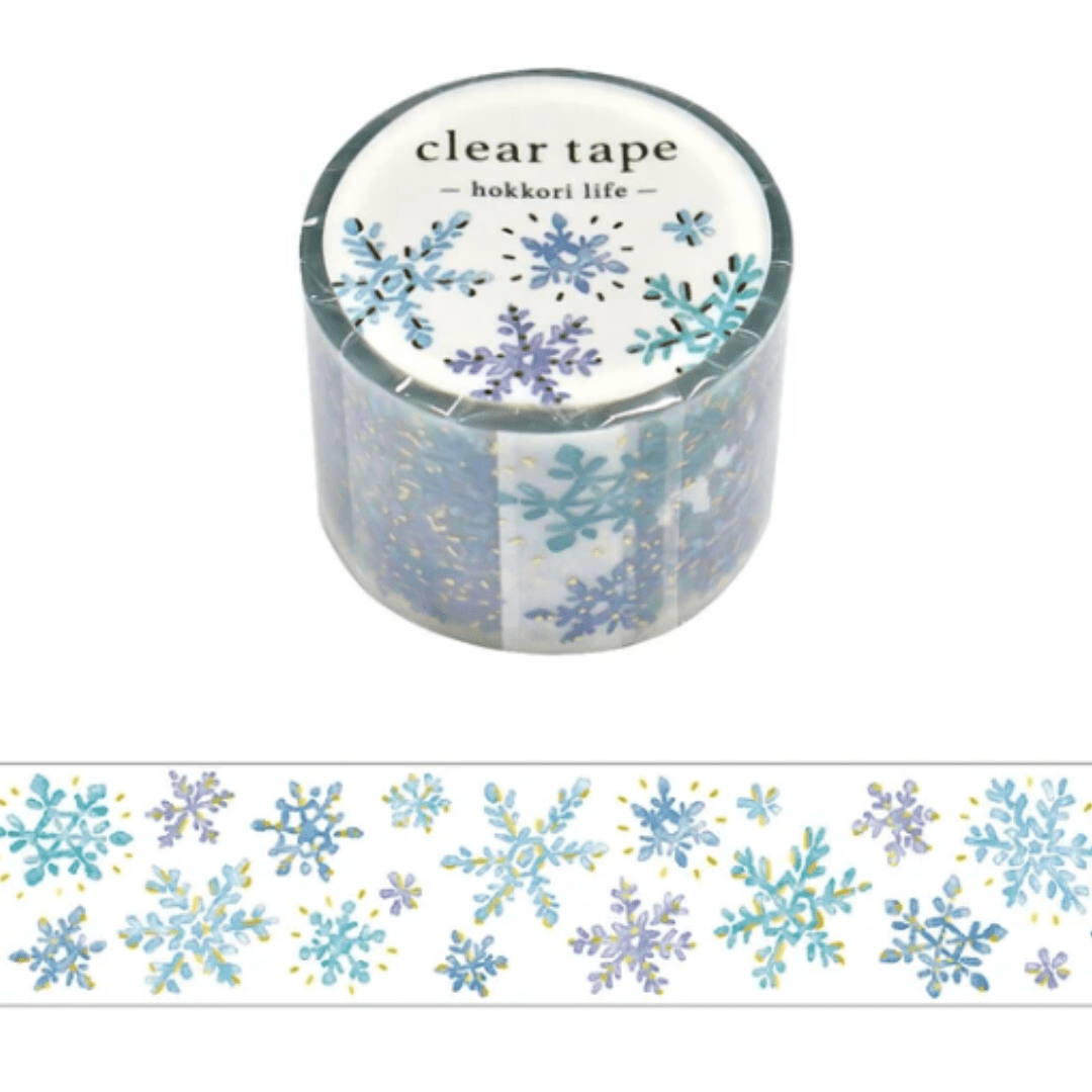 Masking Tape PET Japonais Mind Wave | Flocons de Neige - Mind Wave - millenotes