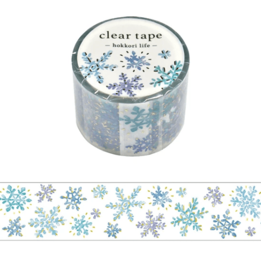 Masking Tape PET Japonais Mind Wave | Flocons de Neige - Mind Wave - millenotes