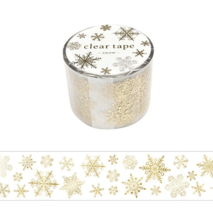 Masking Tape PET Japonais Mind Wave | Flocons Dorés - Mind Wave - millenotes