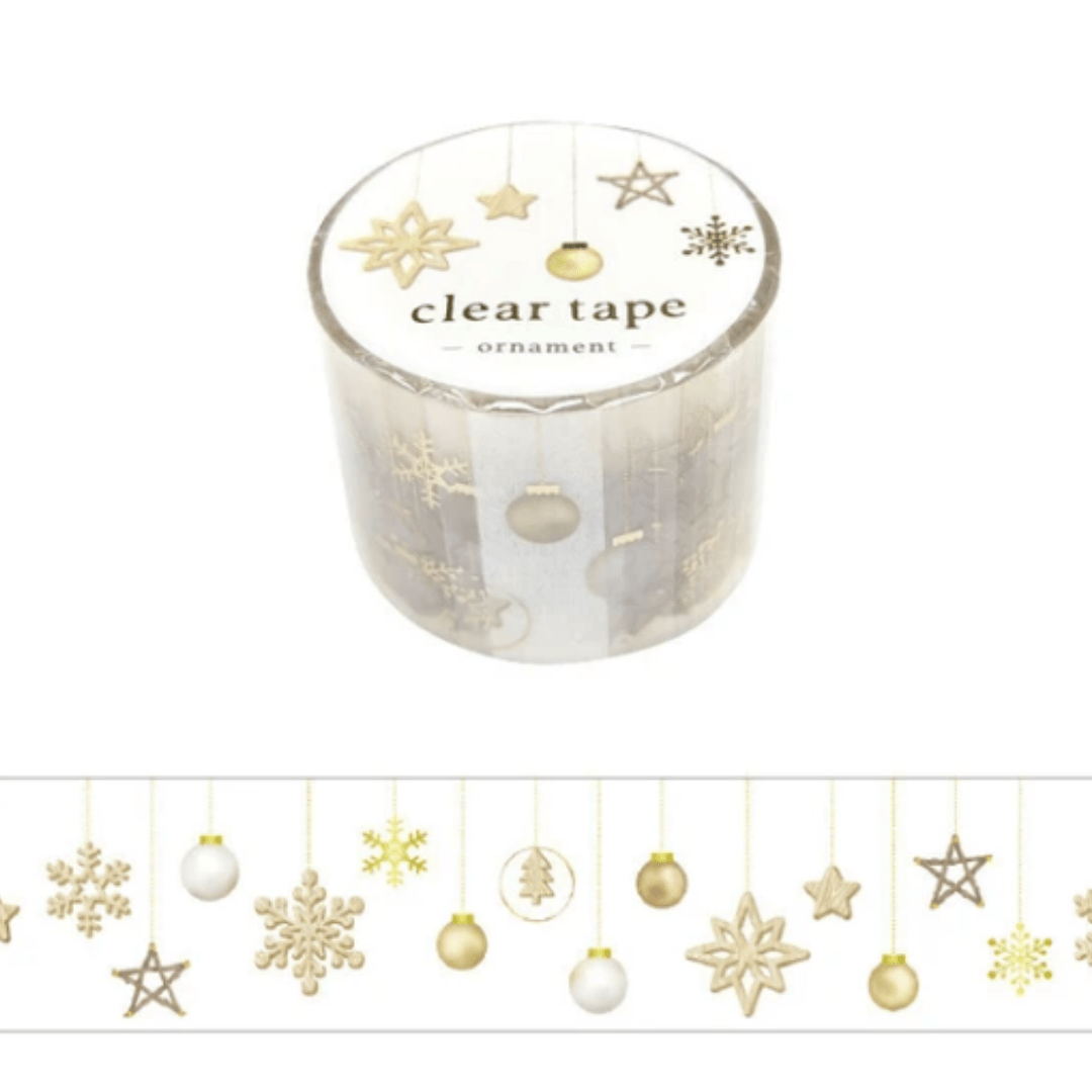 Masking Tape PET Japonais Mind Wave | Ornements Dorés - Mind Wave - millenotes