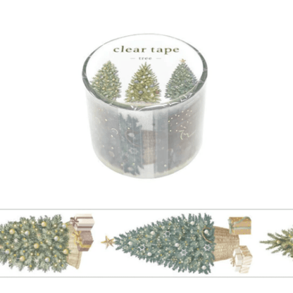 Masking Tape PET Japonais Mind Wave | Sapins de Noël - Mind Wave - millenotes