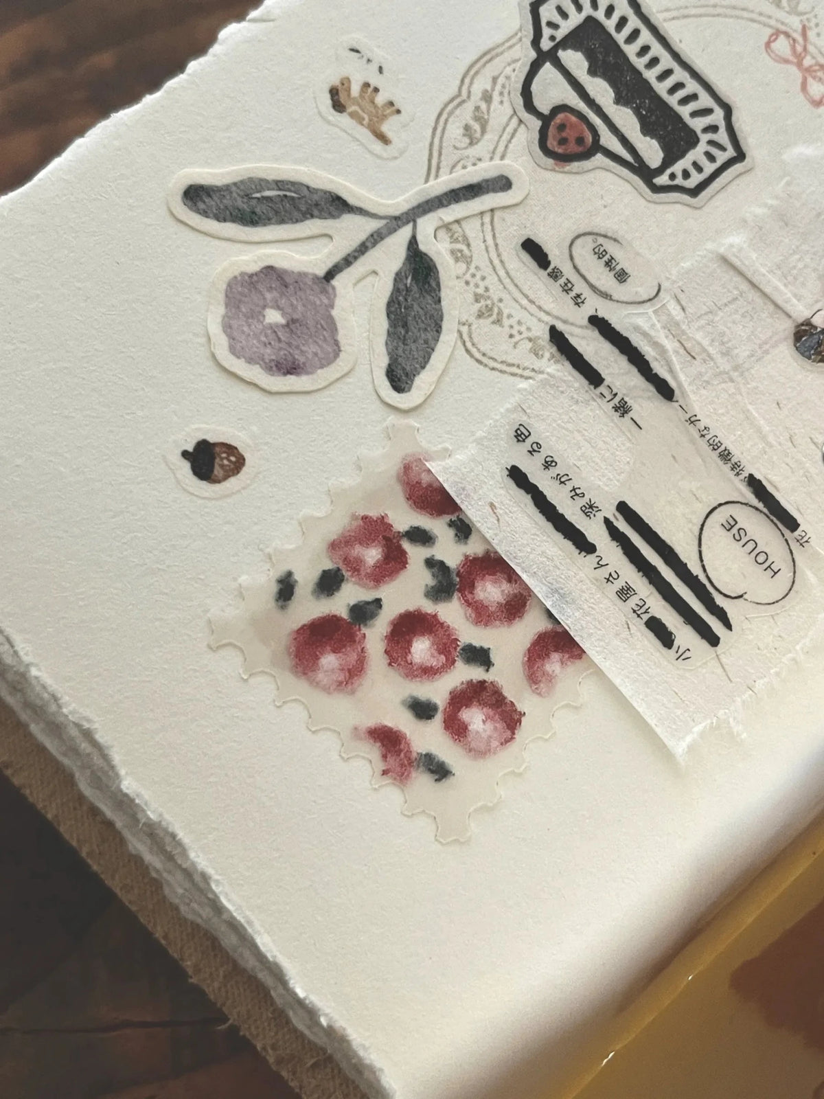 Masking tape timbres en papier calque | Breezy Studio | Fluffy - Breezy Studio - millenotes