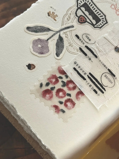 Masking tape timbres en papier calque | Breezy Studio | Fluffy - Breezy Studio - millenotes