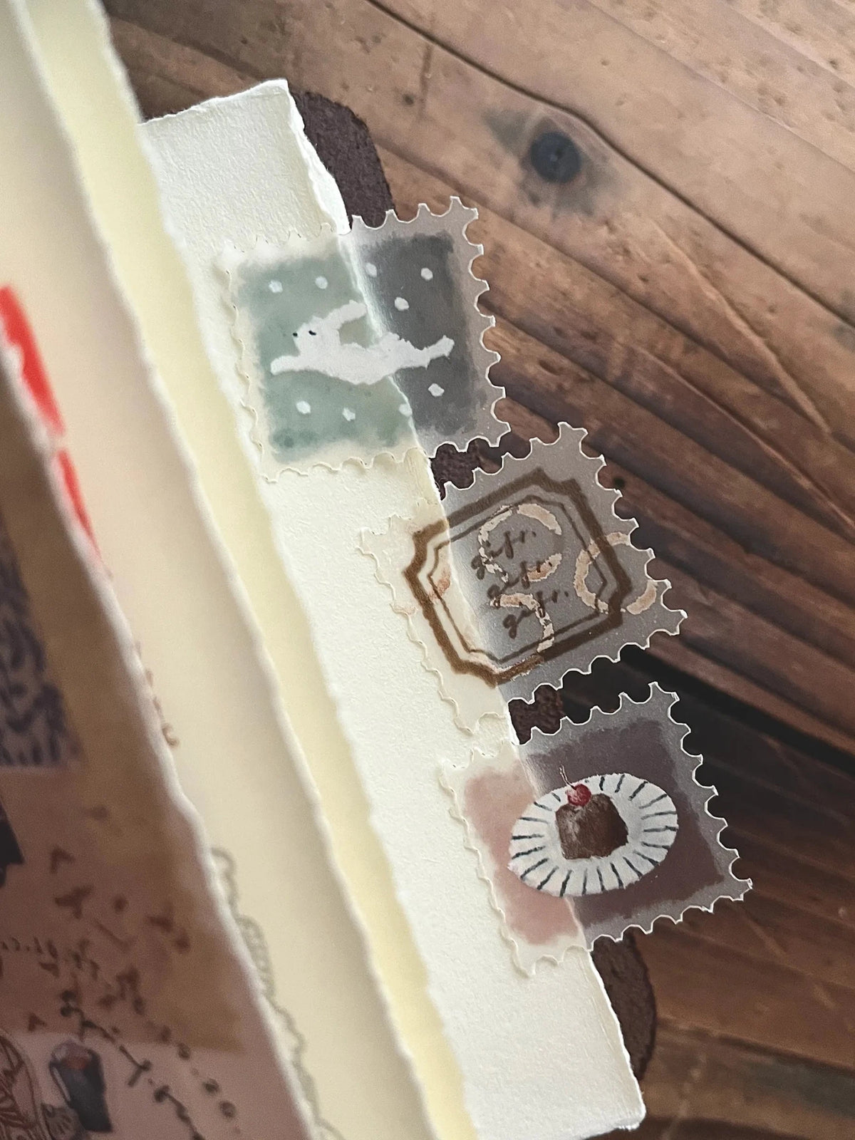Masking tape timbres en papier calque | Breezy Studio | Fluffy - Breezy Studio - millenotes