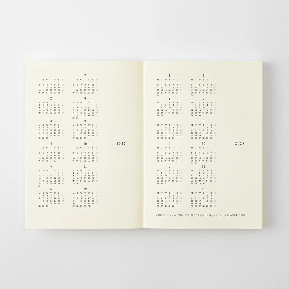 Notes MD 2027 | A6