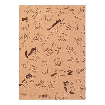 MIDORI | Cahier A5 Kraft | Chats - Midori - millenotes