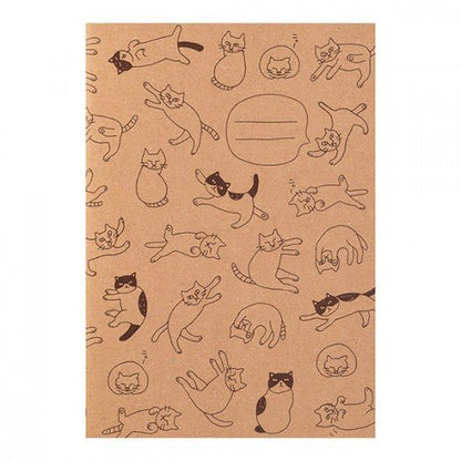MIDORI | Cahier A5 Kraft | Chats - Midori - millenotes