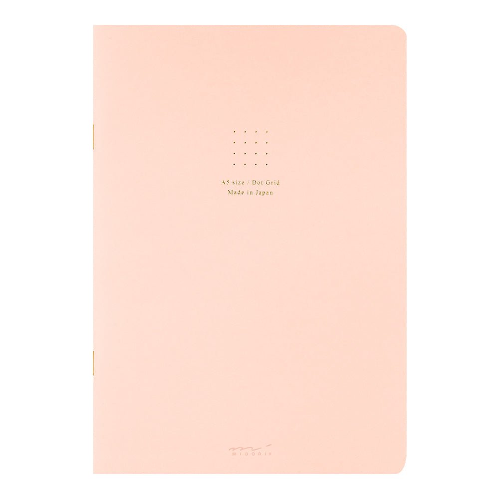 MIDORI | Cahier A5 Note Dot | Papier pointillé ROSE - Midori - millenotes
