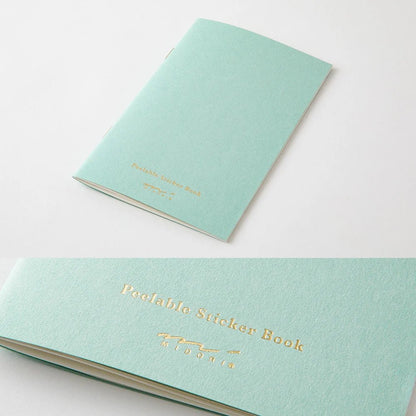 MIDORI | Carnet à stickers avec poche - Midori - Mint - millenotes