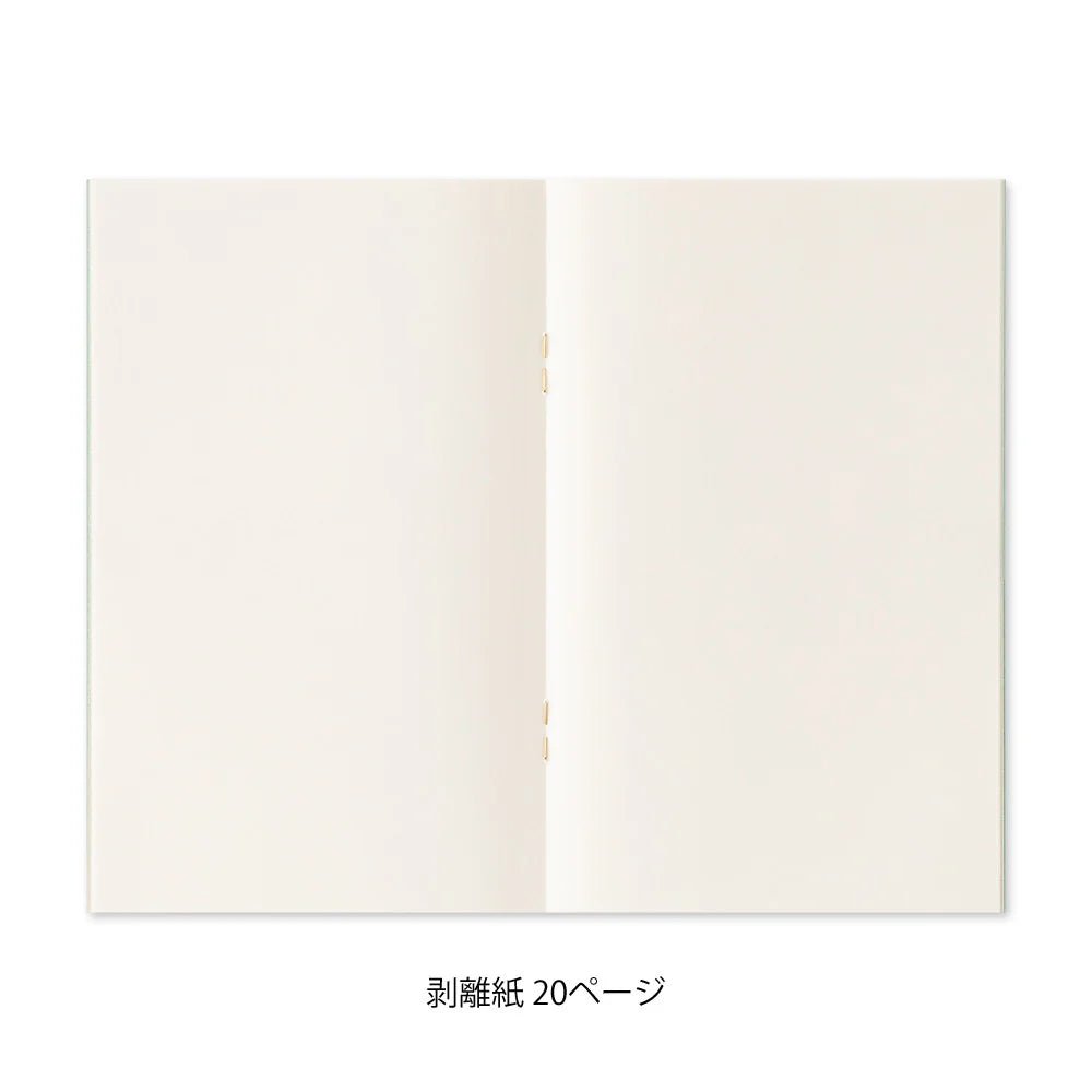 MIDORI | Carnet à stickers avec poche - Midori - Mint - millenotes