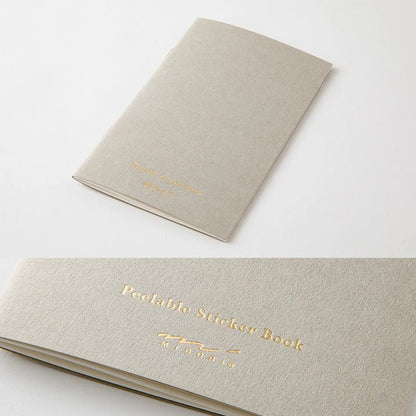 MIDORI | Carnet à stickers avec poche - Midori - Mint - millenotes