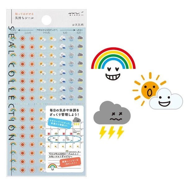 MIDORI | Stickers Collection | Météo - Midori - millenotes