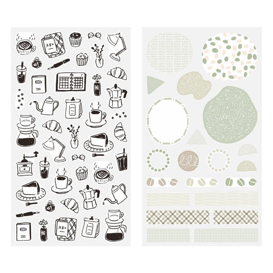 MIDORI | Stickers Collection | Monotone Café 2641 - Midori - millenotes