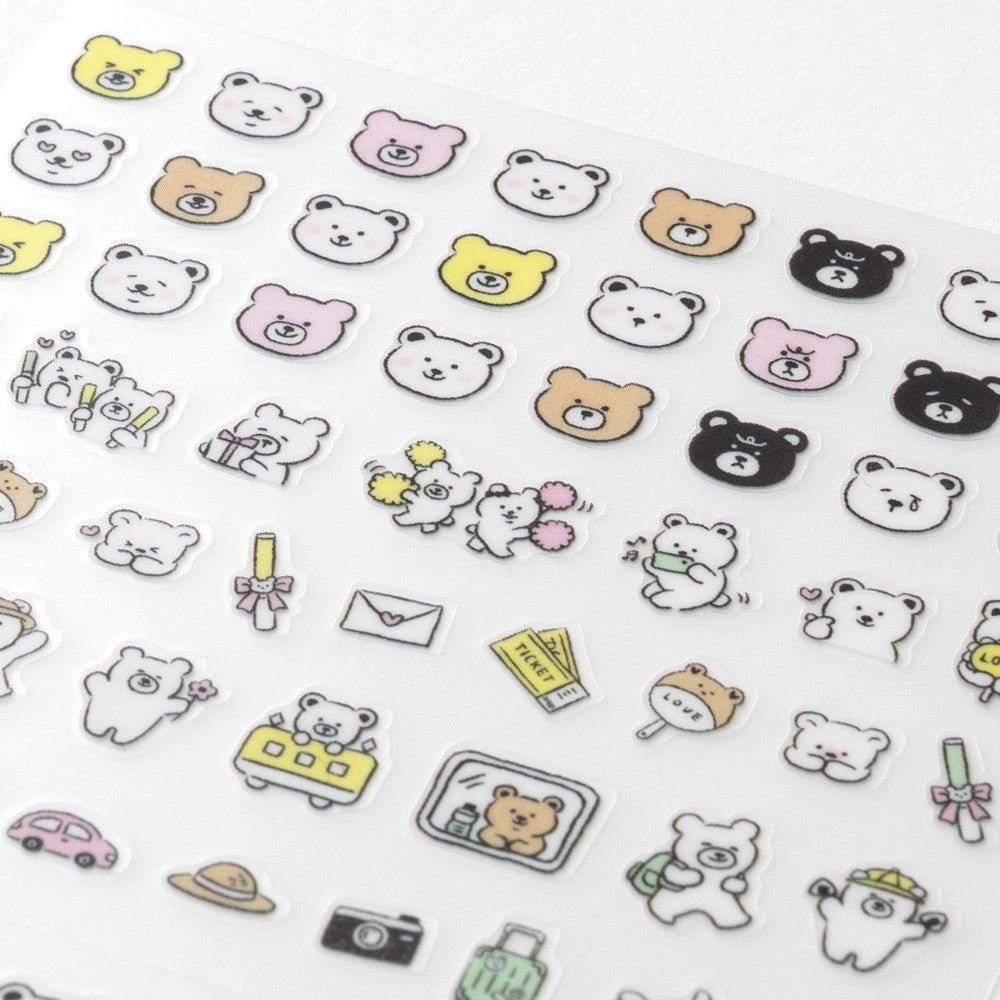 MIDORI | Stickers Collection | Pictogrammes Oursons - Midori - millenotes