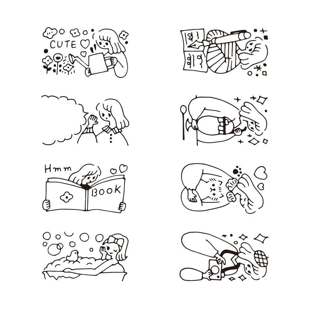 MIDORI | Tampon pré - encré rotatif | Life - Midori - millenotes