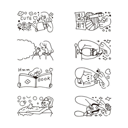 MIDORI | Tampon pré - encré rotatif | Life - Midori - millenotes