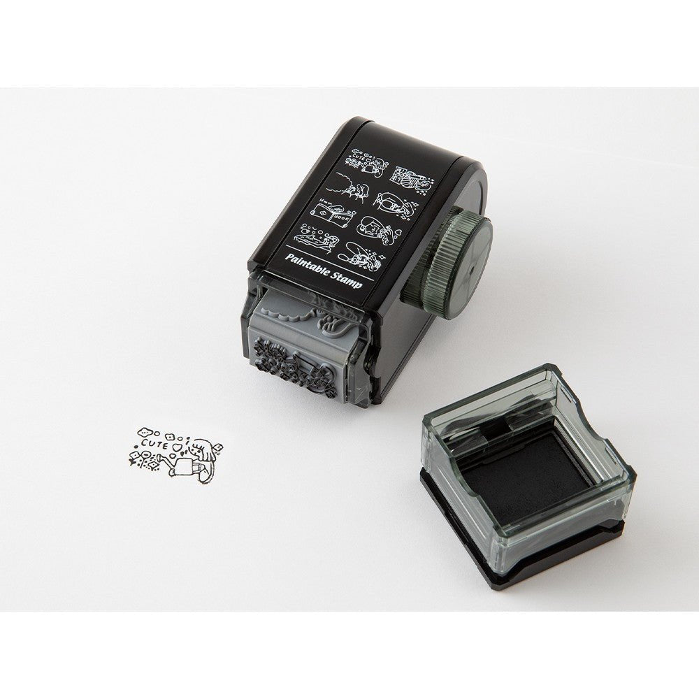 MIDORI | Tampon pré - encré rotatif | Life - Midori - millenotes