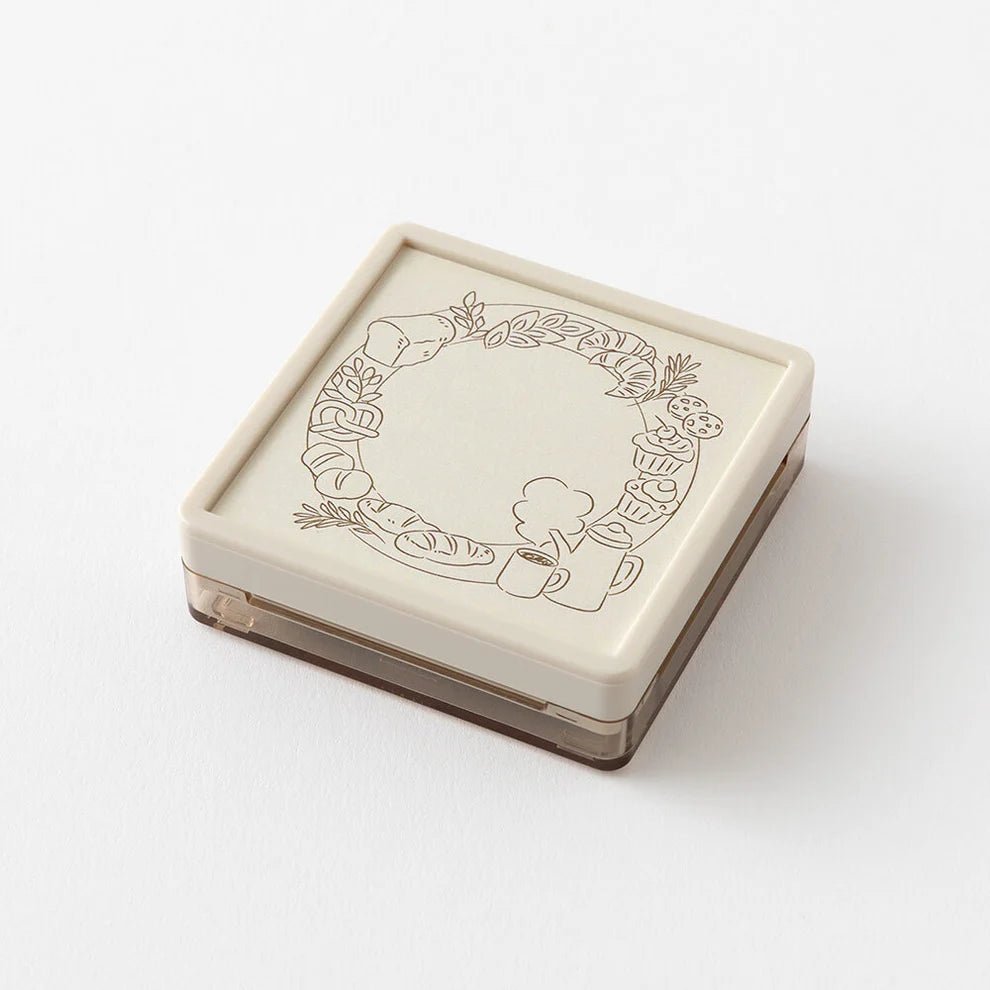 MIDORI | Tampon pré-encré | Soft Colors | Cadre Pâtisserie - Midori - millenotes