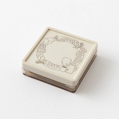 MIDORI | Tampon pré-encré | Soft Colors | Cadre Pâtisserie - Midori - millenotes