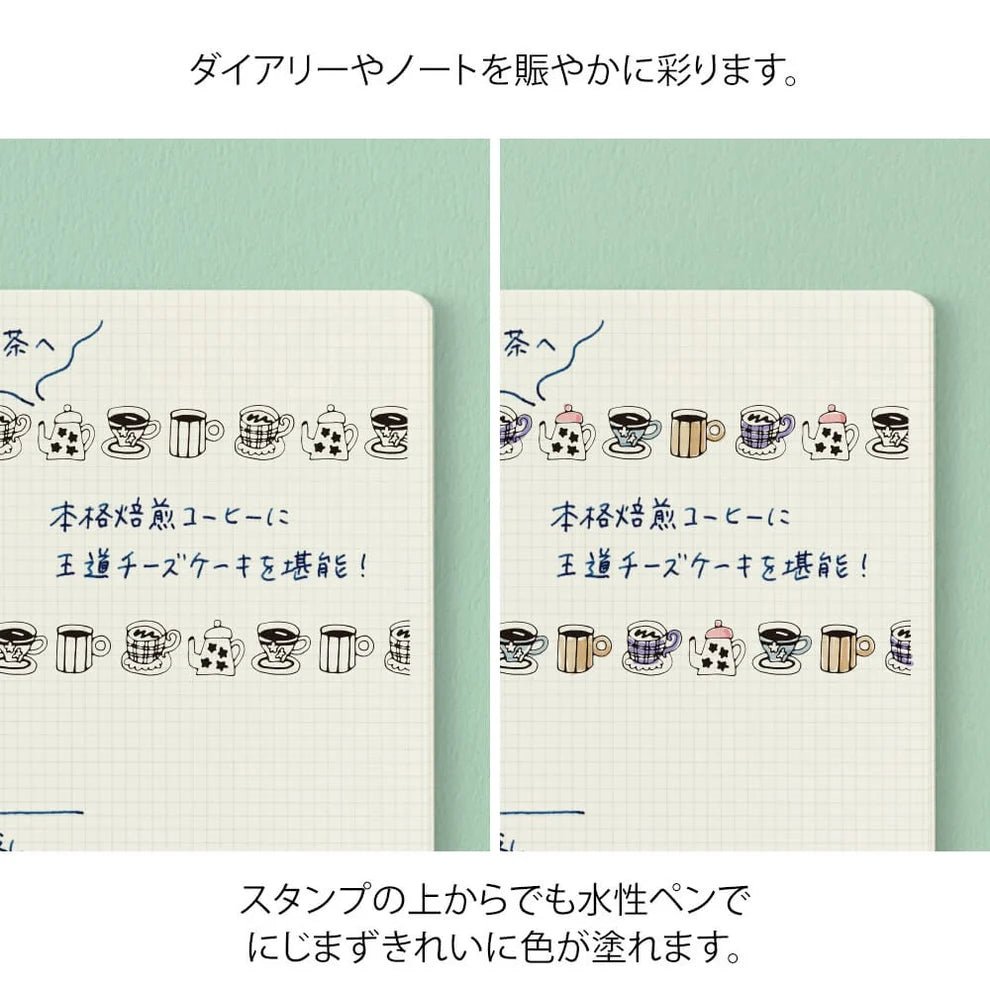 MIDORI | Tampon roller pré-encré | Motifs - Midori - millenotes