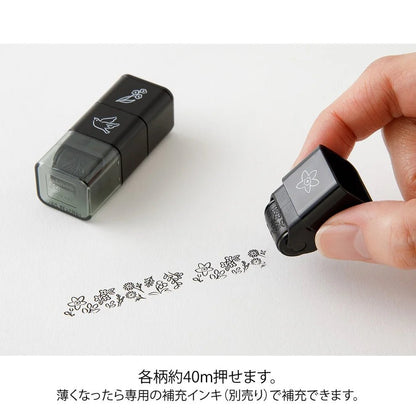 MIDORI | Tampon roller pré-encré | Plantes - Midori - millenotes