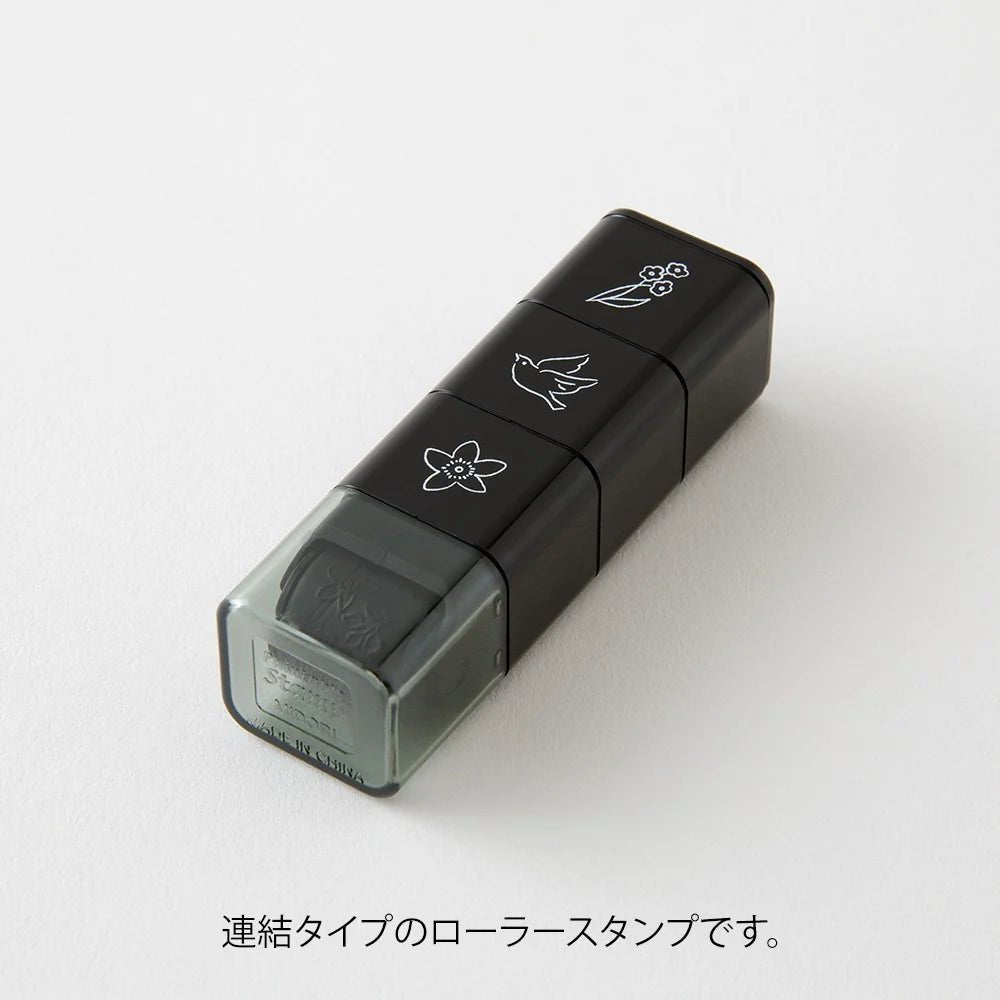 MIDORI | Tampon roller pré-encré | Plantes - Midori - millenotes