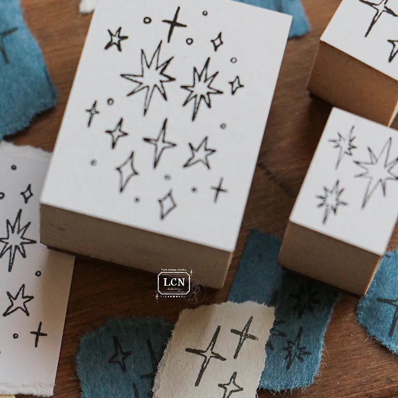 millenotes-LCN-design-studio-hand-drawn-stars-stamp-set-2
