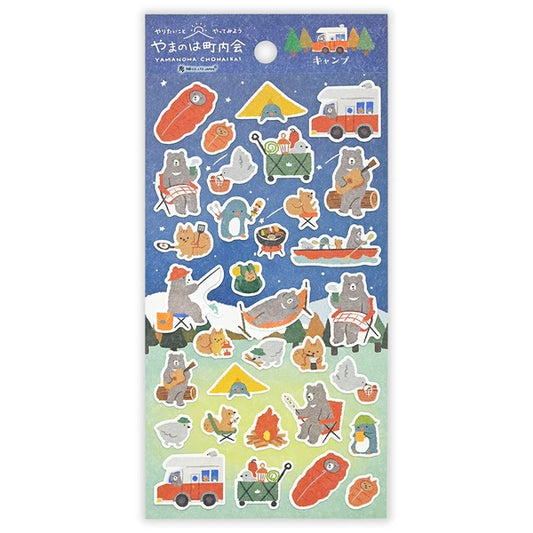 millenotes-NB-Stickersjaponais-Yamanoha-Camping-1