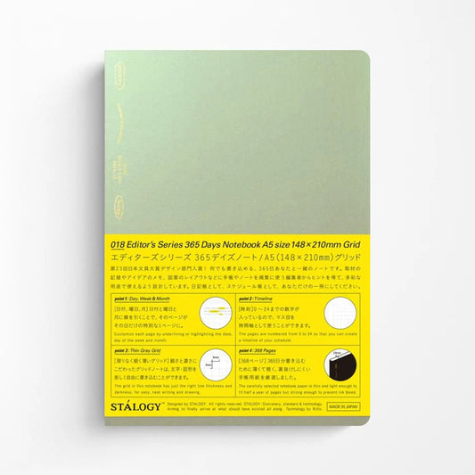 millenotes-Stalogy-Limited-Edition-Notebook-Aurora-Green-365-days-1