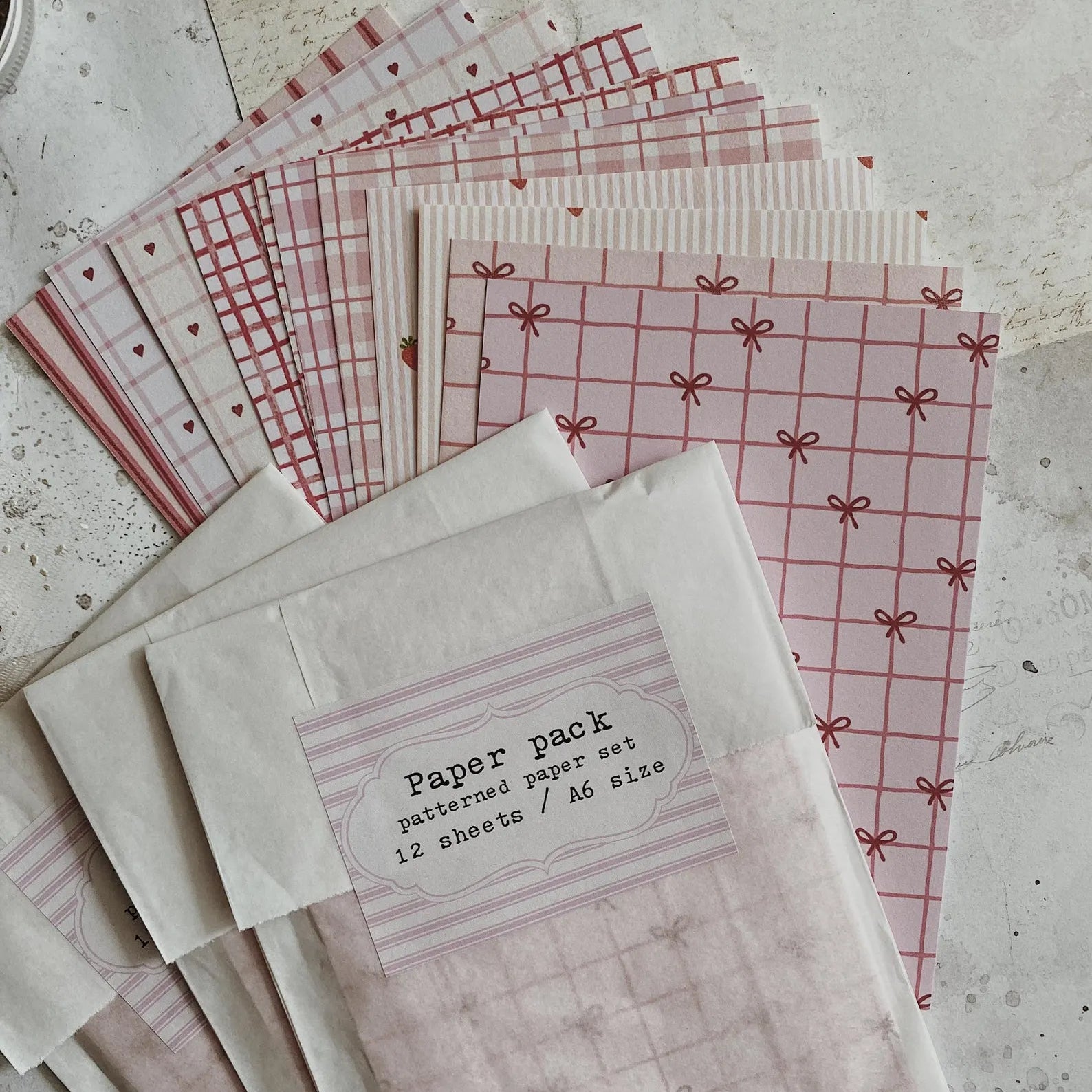 millenotes-albumlovehandmade-scrapbooking-paper-mix-pink-2
