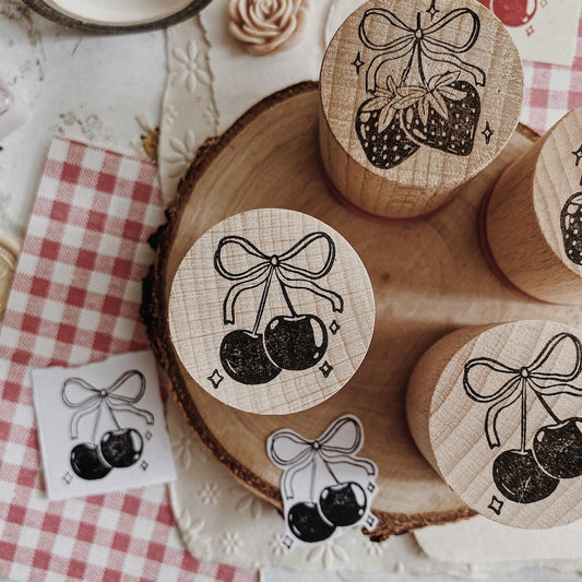 millenotes-albumlovehandmade-stamps-cherries-3.5cm-1