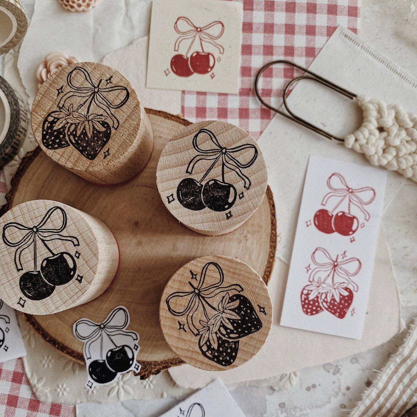 millenotes-albumlovehandmade-stamps-cherries-3.5cm-2