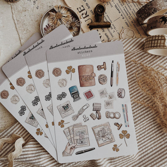 millenotes-albumlovehandmade-stickers-stationery-ALW567