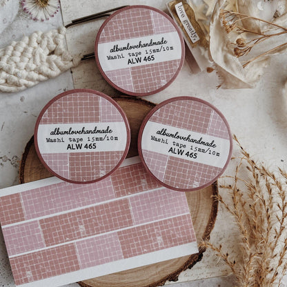 millenotes-albumlovehandmade-washi-tape-pink-grid-1