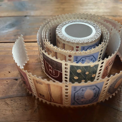Masking tape stamps | Breezy Studio | The Scent
