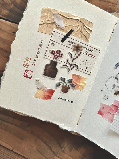 Kiss-cut PET tape | Breezy Studio | Flower Planting