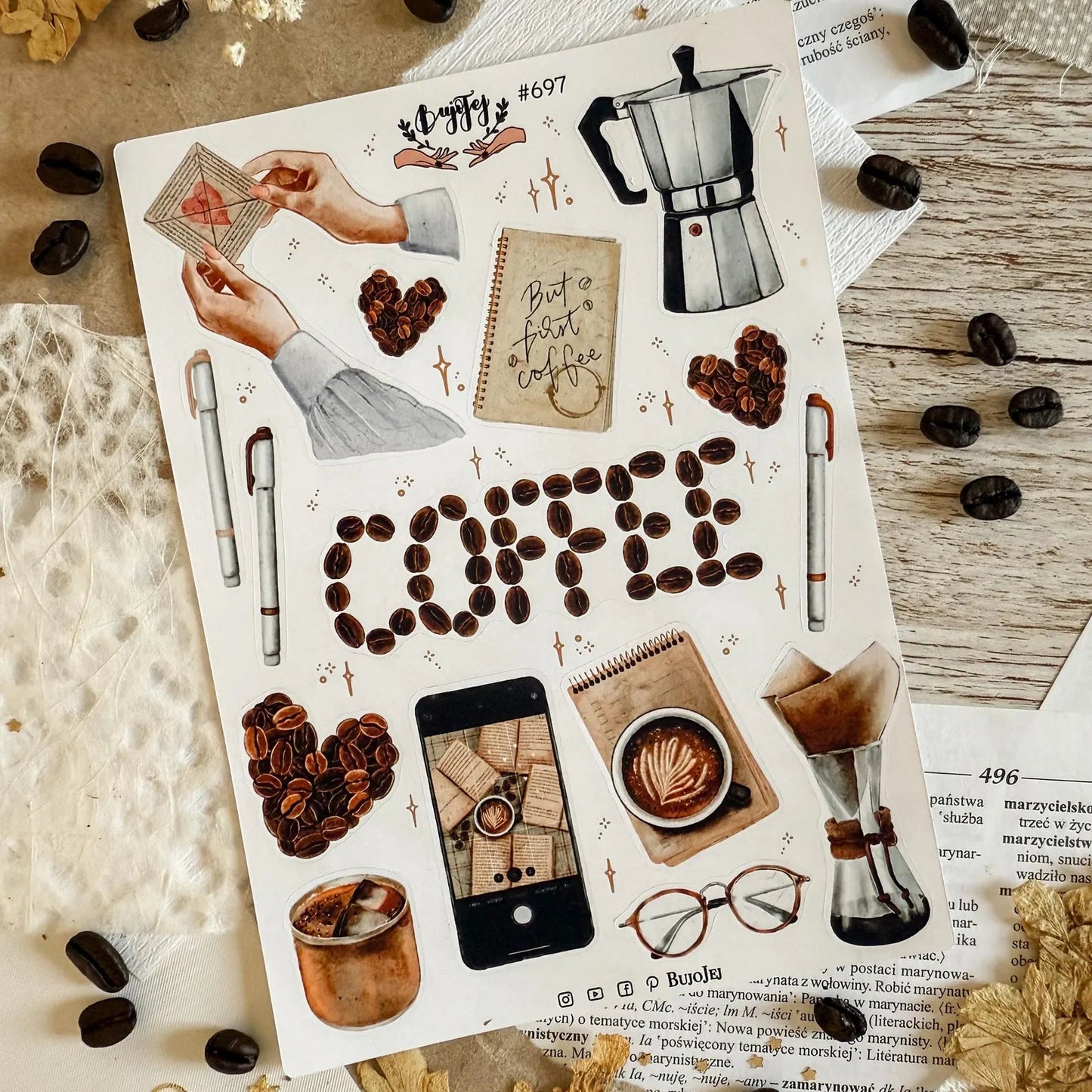 millenotes-bujojej-stickers-journaling-coffee-lover-set-2