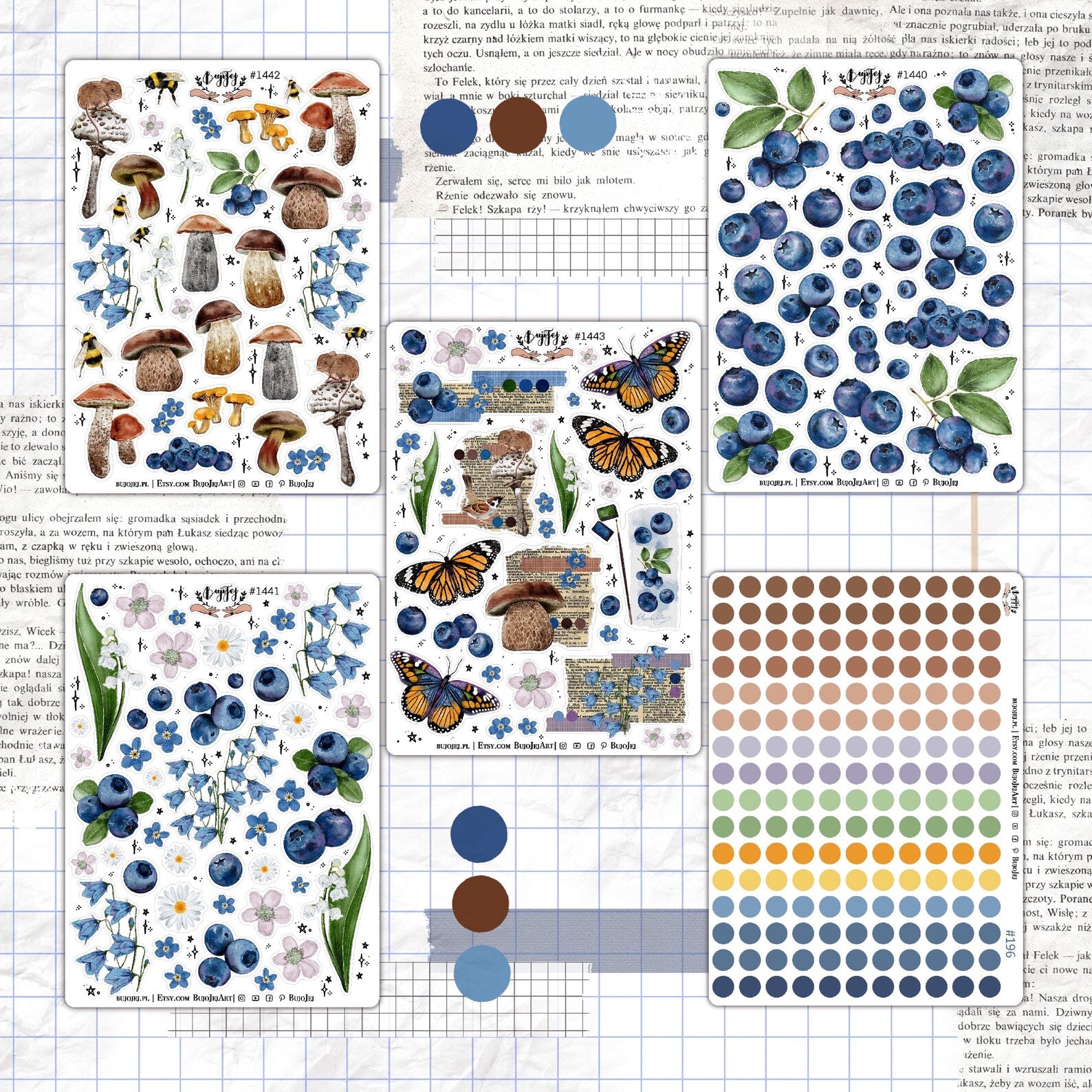 millenotes-bujojej-stickers-journaling-forest-treasures-set-2