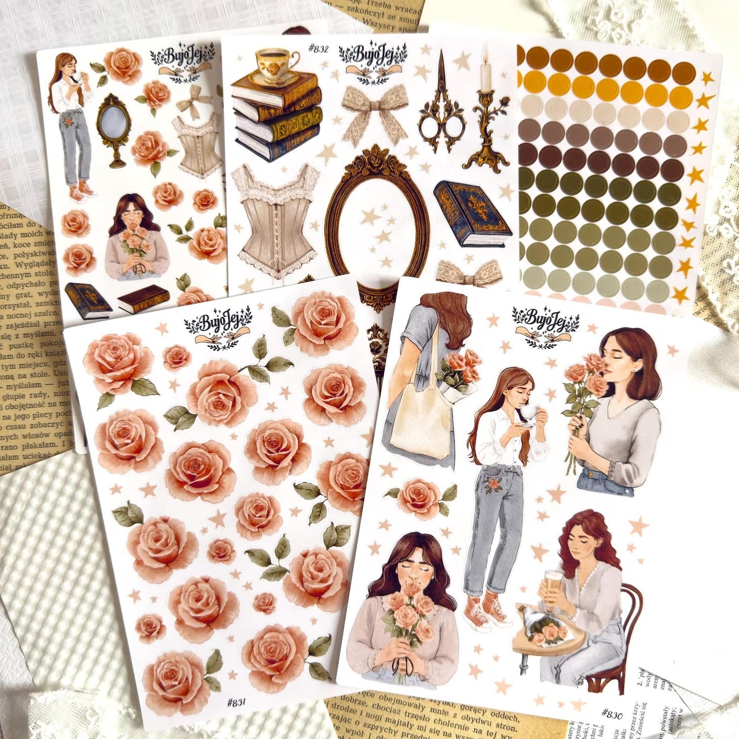 millenotes-bujojej-stickers-journaling-roses-reverie-set-1