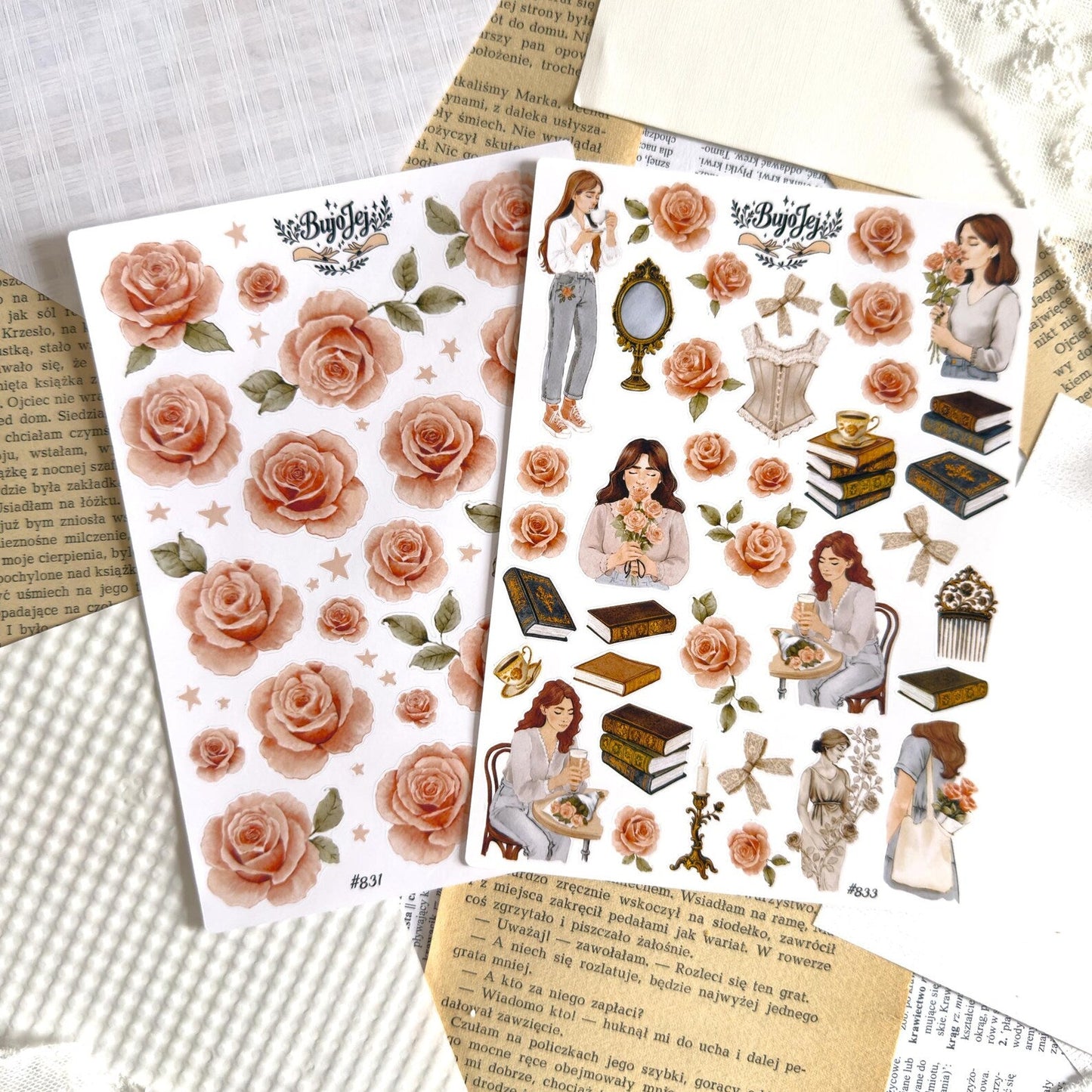 millenotes-bujojej-stickers-journaling-roses-reverie-set-3