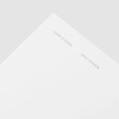Cloth & Paper | Carnet Agenda quotidien | A5 Slim