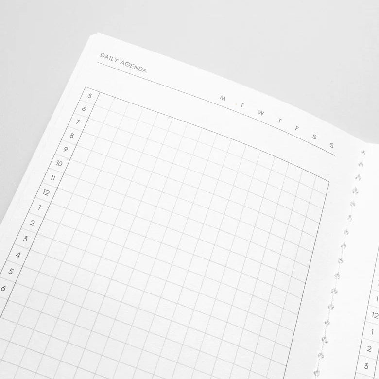millenotes-cloth-paper-Travel-Notebook-A5-Slim-Daily-Agenda-Aspen-3
