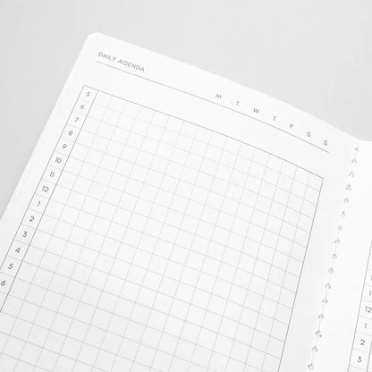 millenotes-cloth-paper-Travel-Notebook-A5-Slim-Daily-Agenda-Aspen-3